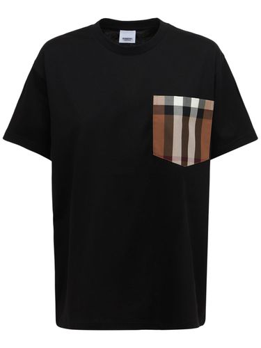 T-shirt En Coton - BURBERRY - Modalova