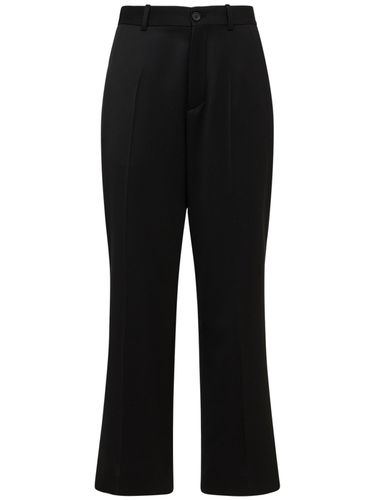 Pantalon Court En Laine - BALENCIAGA - Modalova