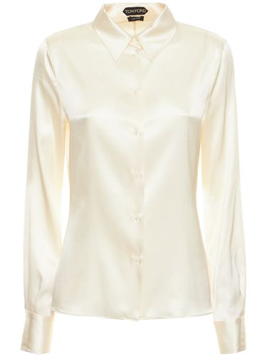 Chemise En Satin De Soie Stretch - TOM FORD - Modalova