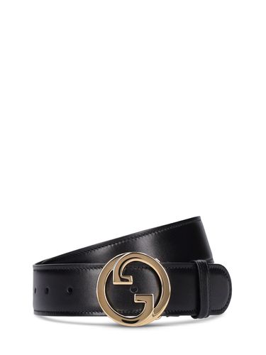 Ceinture En Cuir Gucci Blondie 4 Cm - GUCCI - Modalova