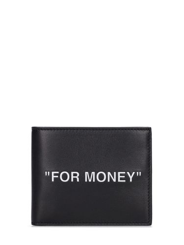 Portefeuille En Cuir For Money - OFF-WHITE - Modalova