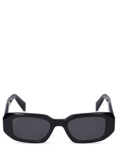 Lunettes De Soleil Carrées En Acétate Symbole - PRADA - Modalova