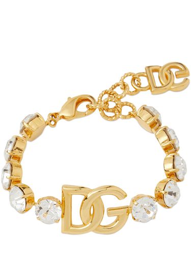 Bracelet Chaîne Avec Cristaux Dg - DOLCE & GABBANA - Modalova