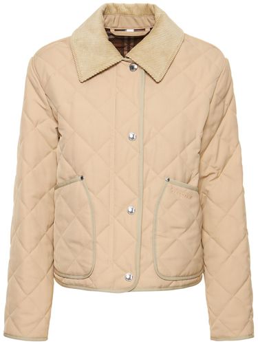 Veste Courte En Nylon Matelassé Lanford - BURBERRY - Modalova