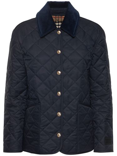 Veste En Nylon Matelassé Dranefeld - BURBERRY - Modalova