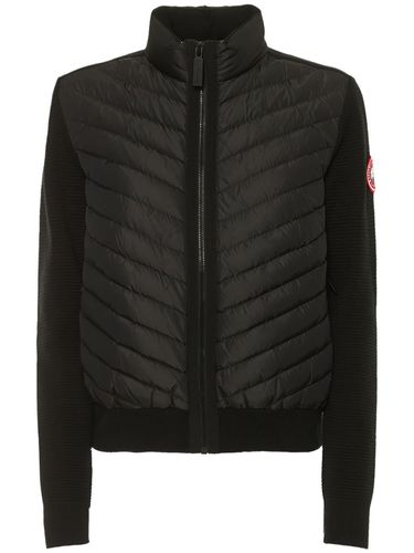 Veste Zippée En Maille De Laine Hybridge - CANADA GOOSE - Modalova