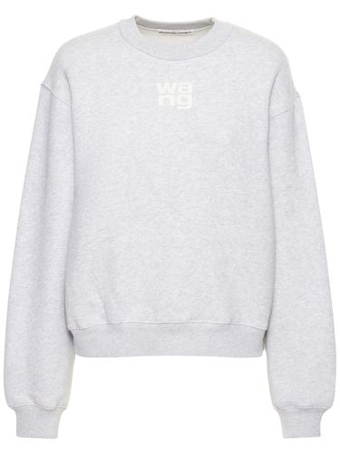 Sweat-shirt En Jersey De Coton À Logo Essential - ALEXANDER WANG - Modalova