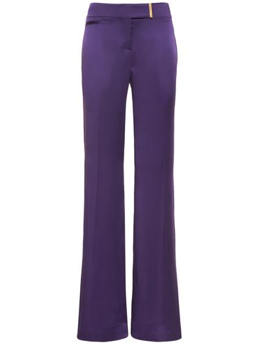 Pantalon Taille Mi-haute En Satin Fluide - TOM FORD - Modalova