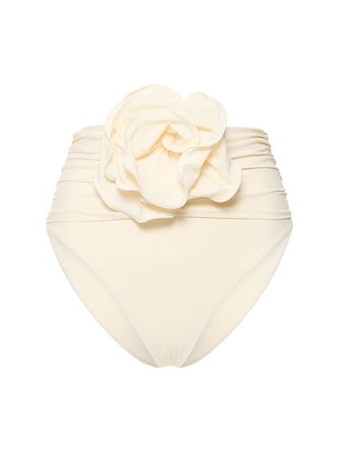 Bas De Maillot De Bain Taille Haute Détail Fleur - MAGDA BUTRYM - Modalova