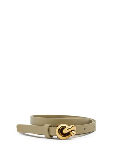 Ceinture En Cuir Knot 1,2 Cm - BOTTEGA VENETA - Modalova