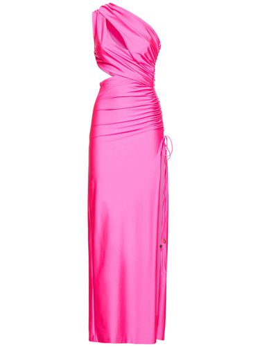 Robe Longue En Jersey Drapé Gala - DUNDAS - Modalova