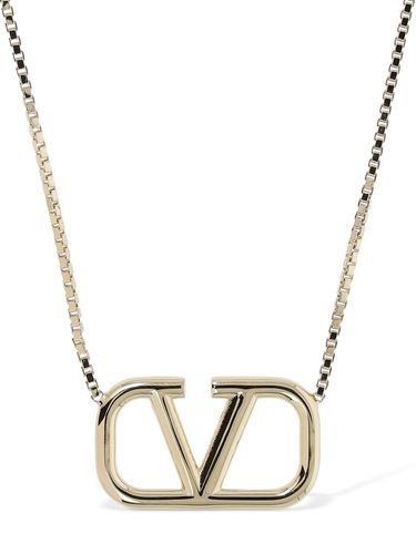 Collier Long V Logo - VALENTINO GARAVANI - Modalova