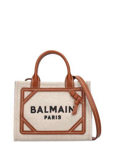 Sac Mini En Toile B-army - BALMAIN - Modalova