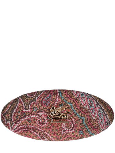 Barrette À Cheveux En Soie Paisley - ETRO - Modalova