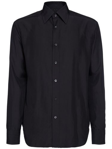 Chemise Fluide En Toile De Soie Et Viscose - TOM FORD - Modalova