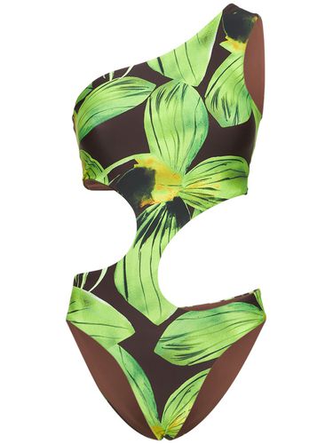 Maillot De Bain Une Pièce Stretch Imprimé Carve - LOUISA BALLOU - Modalova