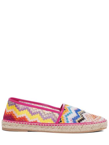 Espadrilles En Toile Imprimée 10 Mm - MISSONI - Modalova