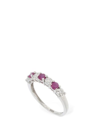 Bague En Rubis Et Diamants 18 K Rugiada - BLISS - Modalova