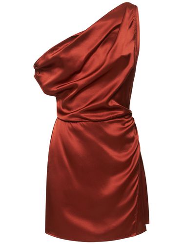 Robe Courte En Satin De Soie Alanis - REFORMATION - Modalova