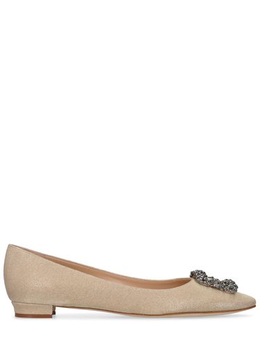 Ballerines En Cuir Hangisi 10 Mm - MANOLO BLAHNIK - Modalova