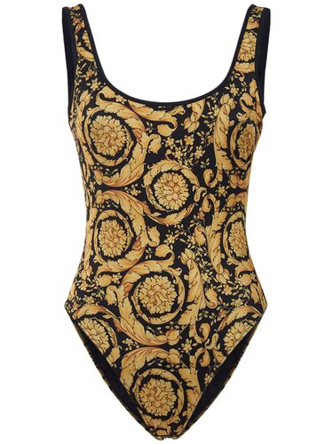 Maillot De Bain 1 Pièce Imprimé Barocco - VERSACE - Modalova