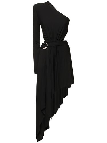 Robe Midi Asymétrique Drapée - ALEXANDRE VAUTHIER - Modalova