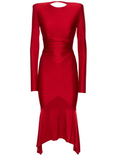 Robe Longue Dos Nu En Jersey Brilant - ALEXANDRE VAUTHIER - Modalova