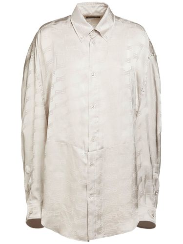 Chemise En Viscose Jacquard À Monogramme Bb - BALENCIAGA - Modalova