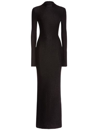 Robe Longue En Maille Côtelée Métallisée - TOM FORD - Modalova