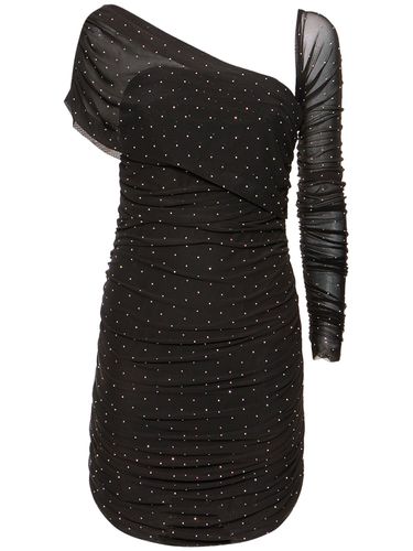 Robe Asymétrique Courte En Mesh - ROTATE - Modalova