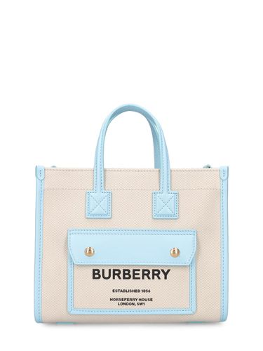 Sac Cabas Mini En Coton Freya - BURBERRY - Modalova