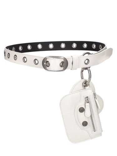 Ceinture En Cuir Le Cagole 2 Cm - BALENCIAGA - Modalova