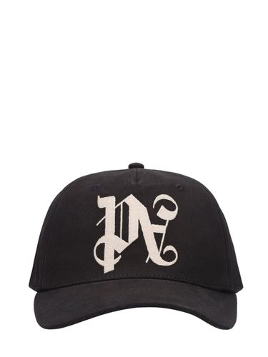 Casquette En Coton À Monogramme - PALM ANGELS - Modalova