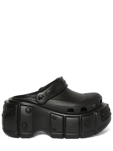 Mules Compensées En Caoutchouc Hardcrocs 110 Mm - BALENCIAGA - Modalova