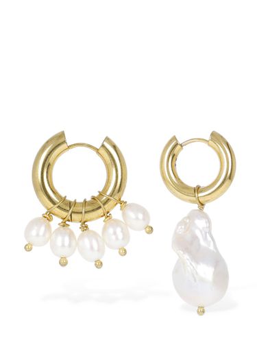 Boucles D'oreilles Dépareillées Avec Perles - TIMELESS PEARLY - Modalova