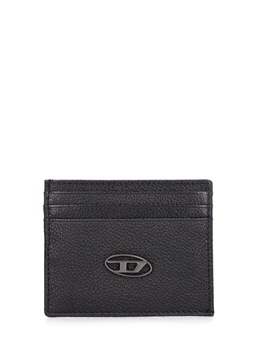 Porte-cartes En Cuir Oval-d - DIESEL - Modalova