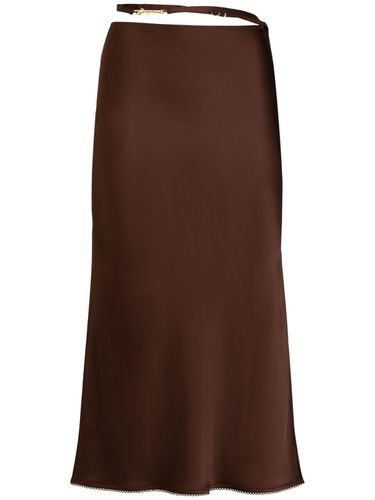 Jupe Midi En Satin De Viscose La Jupe Notte - JACQUEMUS - Modalova