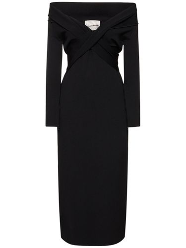 Robe Midi En Maille De Viscose Stretch - ROLAND MOURET - Modalova