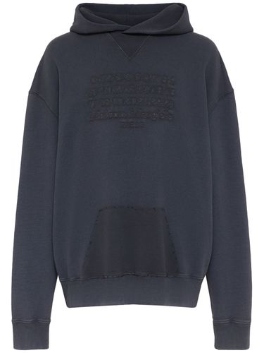 Sweat-shirt En Coton Brossé À Capuche - MAISON MARGIELA - Modalova