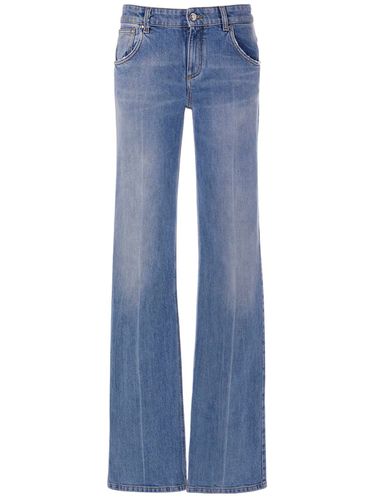 Jean Droit En Denim - BLUMARINE - Modalova