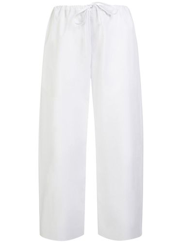 Pantalon Droit En Popeline Jugi - THE ROW - Modalova