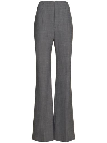 Pantalon Droit En Laine Stretch Tropical - PHILOSOPHY DI LORENZO SERAFINI - Modalova