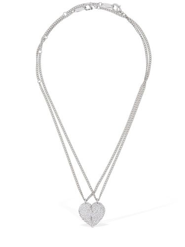 Collier En Laiton Et Verre Lovelock - BALENCIAGA - Modalova