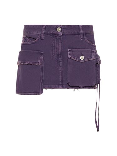 Jupe Cargo Courte En Denim Day - THE ATTICO - Modalova