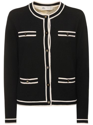 Cardigan Boutonné En Laine Kendra - TORY BURCH - Modalova