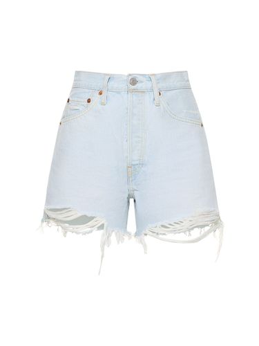 Short En Denim De Coton 50s - RE/DONE - Modalova