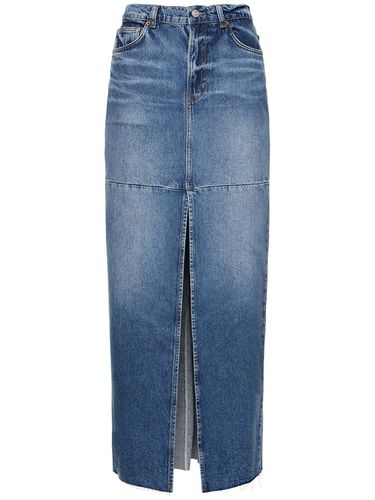 Jupe Longue En Denim De Coton Tazz - REFORMATION - Modalova