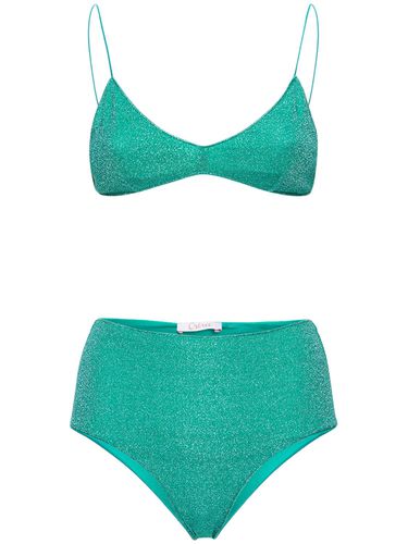 Bikini Taille Haute En Lurex Lumiere - OSÉREE SWIMWEAR - Modalova