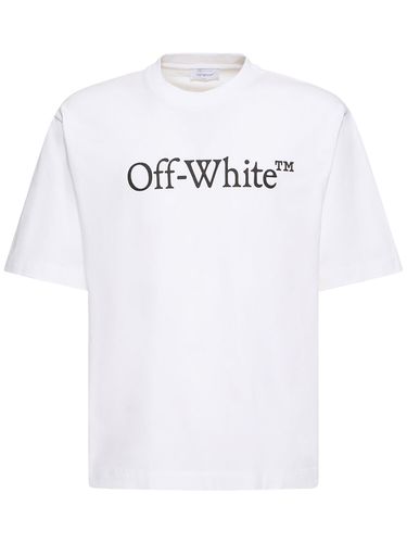 T-shirt En Coton Big Bookish Skate - OFF-WHITE - Modalova