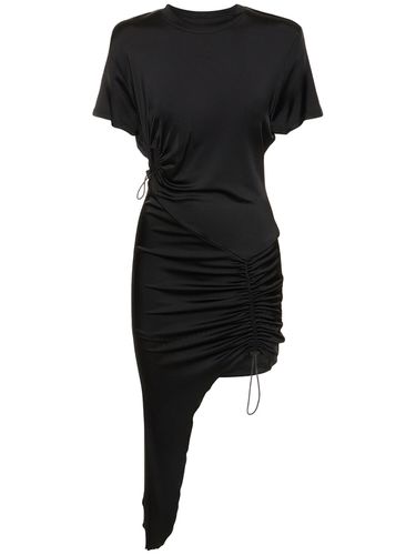 Robe Courte En Jersey De Viscose Avec Cordons - ET OCHS - Modalova